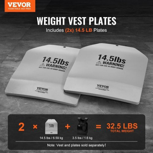 Vevor Καμπύλες Πλάκες Γιλέκου 2x14.5 Lb Προπόνηση Δύναμης Bxgbqbsp145l4kymqv0
