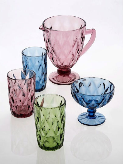 Cryspo Trio Kare Glass Goblet In Purple Colour 220ml 52.702.54