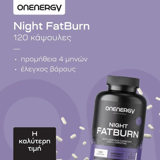 OnEnergy FatBurn 100mg Συμπλήρωμα για Αδυνάτισμα 120 κάψουλες