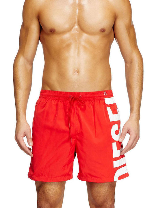 Diesel Men's Swimwear Shorts Red