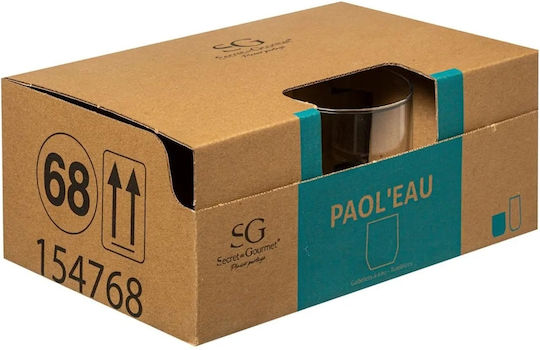 Atmosphera Paol'eau Low Ποτήρι Ουίσκι από Γυαλί 310ml 154768