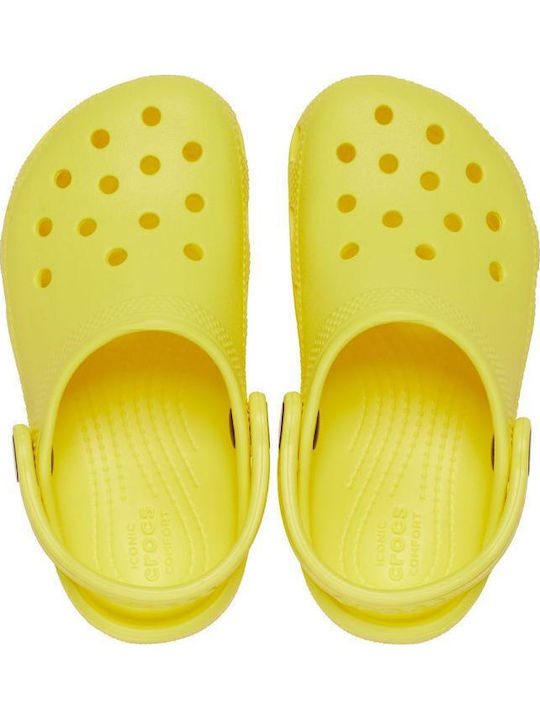 Classic Clog T Children's Anatomical Beach Shoes Yellow