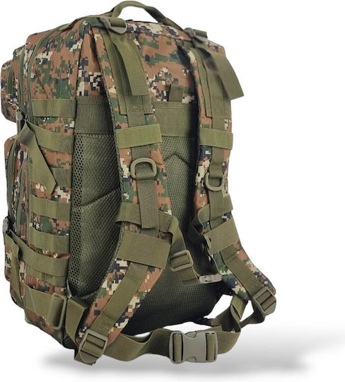 Playbags Tactikal Στρατιωτικό Σακίδιο Πλάτης Woodland 38lt