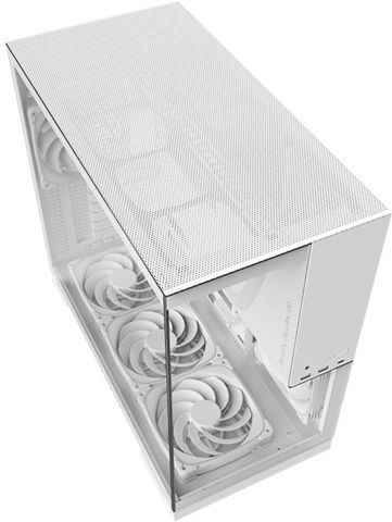 Geometric Future Model 5 with fans Gaming Middle Tower Carcasă Calculator cu Fereastră Laterală Alb