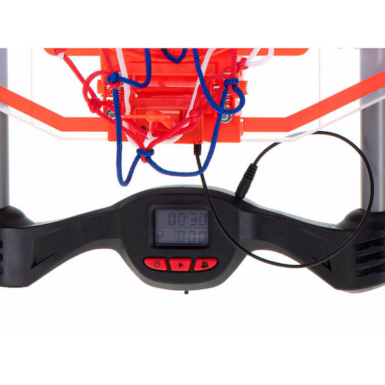 Indoor Basketball Backboard Door Mounting Sounds Electronic Display 34x65 Cm