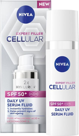 Nivea Cellular Filler Expert Anti-aging Serum Face SPF50 with Hyaluronic Acid 30ml