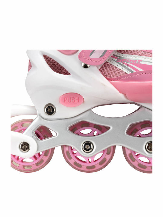 Action One Adult Kids Adjustable Inline Roller Junior Pink Size S 31-34