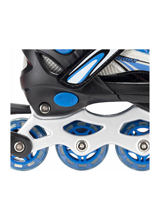 Action One Adult Kids Adjustable Inline Roller Junior Blue Size S 31-34