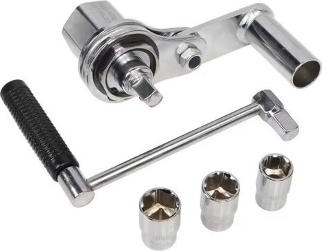 Heavy Duty Car Wheel Wrench 17 and 19mm