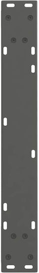 vidaXL Metallic Furniture Leg 3 Pieces Suitable for Table / Coffee Table / Office 70x72cm Charcoal