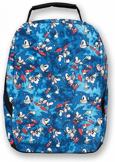 Bioworld Sonic Schulische Isothermische Hand-Lunch-Tasche Blau 21 x 17 x 32cm