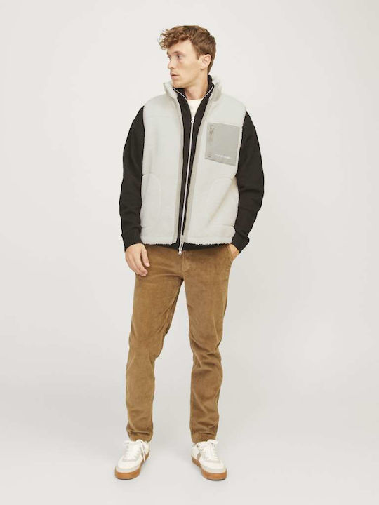 Sleeveless Winter Jacket Windproof White