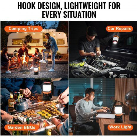 Vevor Επαναφορτιζόμενος Φακός Led 1000lm Κάμπινγκ Ytsbxledyydlifu0ev9