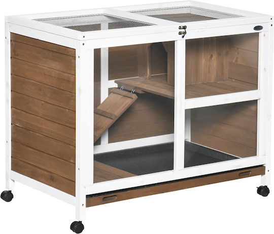 Pawhut Клетка за гризачи 91.5x53.3x73см