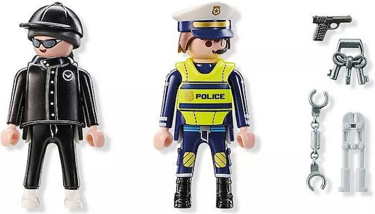 Playmobil Двойна опаковка Полицай & Крадец за 4-10 години
