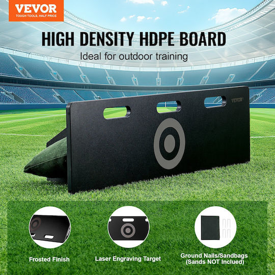 Vevor 40"x12" Soccer Rebounder Board Φορητός Τοίχος Ποδοσφαίρου 2 Γωνίες Rebound