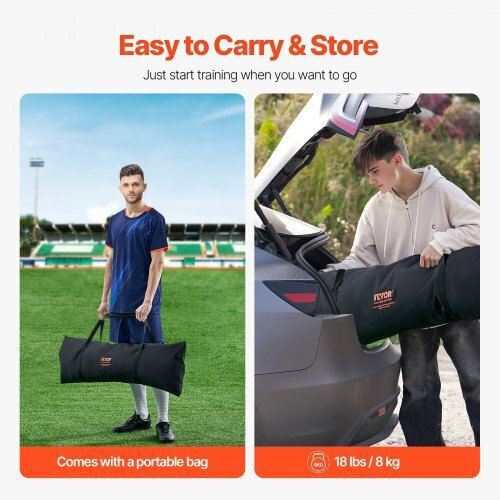 Vevor Football Training Ball Return Net 182.88x121.92cm