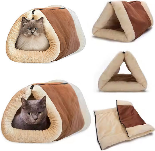 Tunnel Matte Katze Braun 90cmx58cm