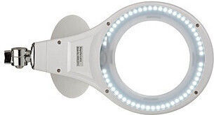 Maul LED Magnifying Lamp Makro Clamp White