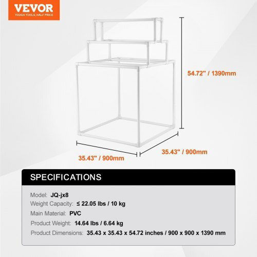 Vevor Pool Accessories 90x90x139cm White