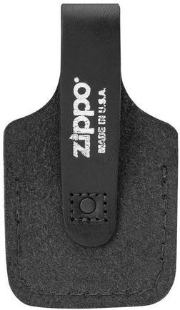 Zippo Lptbk Feuerzeugtasche Clip Leder Schwarz