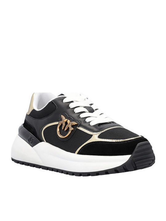 Pinko Γυναικεία Sneakers Ασπρόμαυρα SS0019P027_DV5 | Skroutz.gr