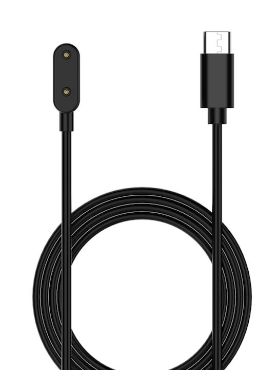 Кабел за зареждане на смарт часовник Samsung Galaxy Fit 3 Дължина 1м Порт: USB-C Type-C Черен