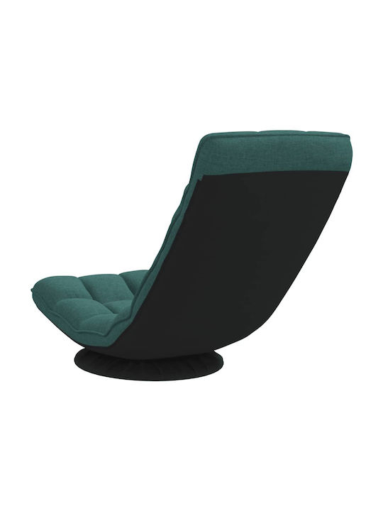 Armchair Swivel Dark Green 70x51x79cm