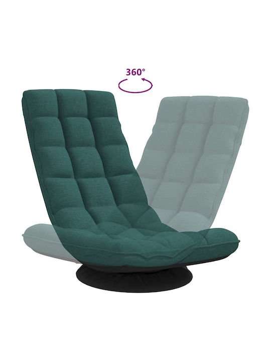 Armchair Swivel Dark Green 70x51x79cm
