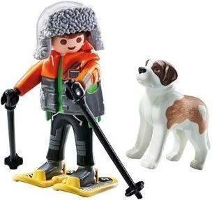 Playmobil MeinLeben Bergsteiger mit Bernhardiner Hund für 4-10 Jahre
