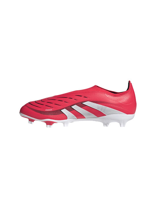 adidas Predator League Ll FG/MG Low Football Shoes with Cleats Red