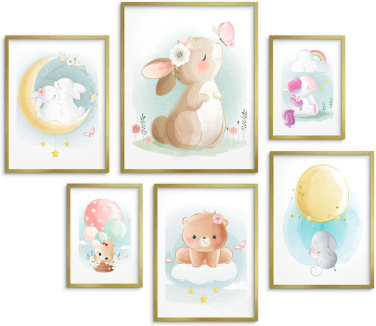 Decowalls Kinderposter 100x100cm
