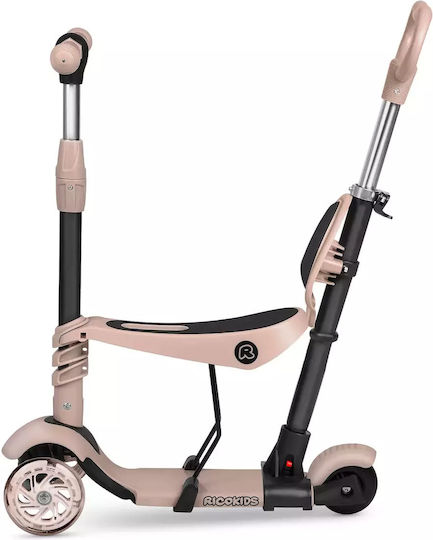 Ricokids Детски Ролери Buggy 3 Колела със Седалка Бежови