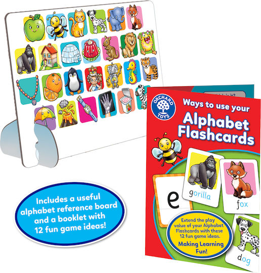 Joc de Societate Alphabet Flashcards pentru 1 Jucător 3+ Ani (EN) Orchard