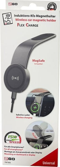 2GO ESR Handyhalterung Auto mit MagSafe-Magnet & Kabellosem Laden 15W Schwarze