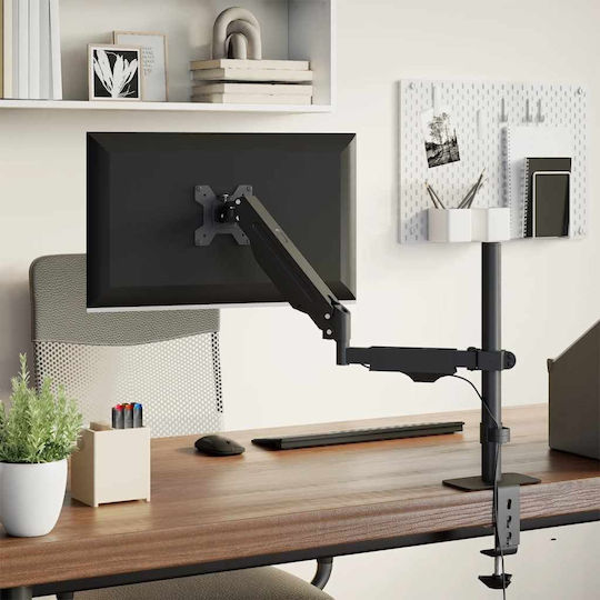 vidaXL Stand Desk Mounted Monitor up to 27" with Arm (4012171)