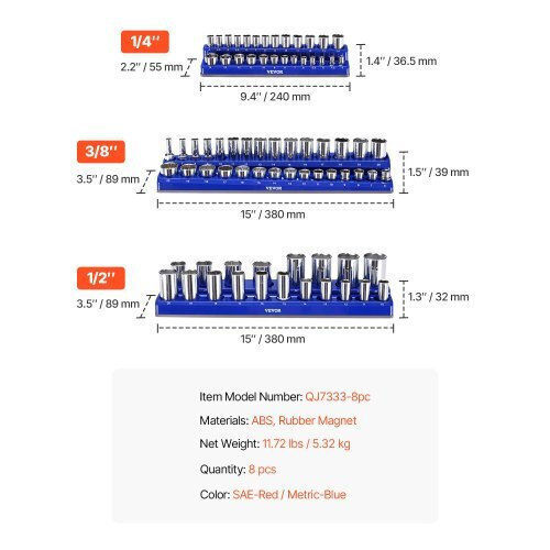 Vevor Adaptoare Set 8buc