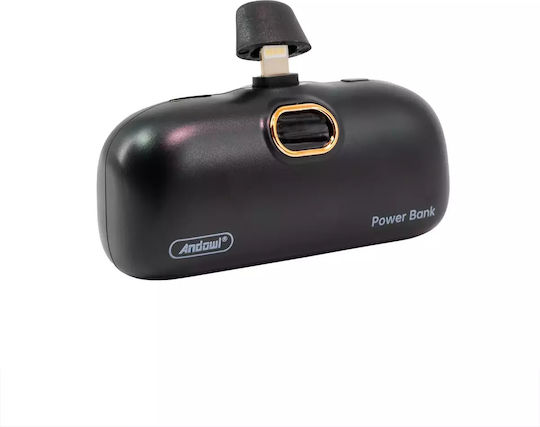 Andowl Q-CD693 Power Bank 6500mAh Μαύρο