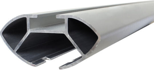 Menabo Bare De Acoperiș Din Aluminiu 119 Cm Pentru Peugeot 407 4D 2004-2012 Cu Picioare Pentru Portbagaj De Acoperiș Și Blocare Argintii