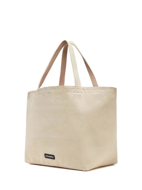 Women's Bag Shopper Shoulder Beige