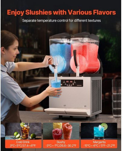 Vevor Slushy Machine SYXRJX212LSGYZO0PV2