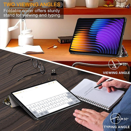 Techsuit Флип Капак Многоцветен (Xiaomi Pad 7, Xiaomi Pad 7 Pro)