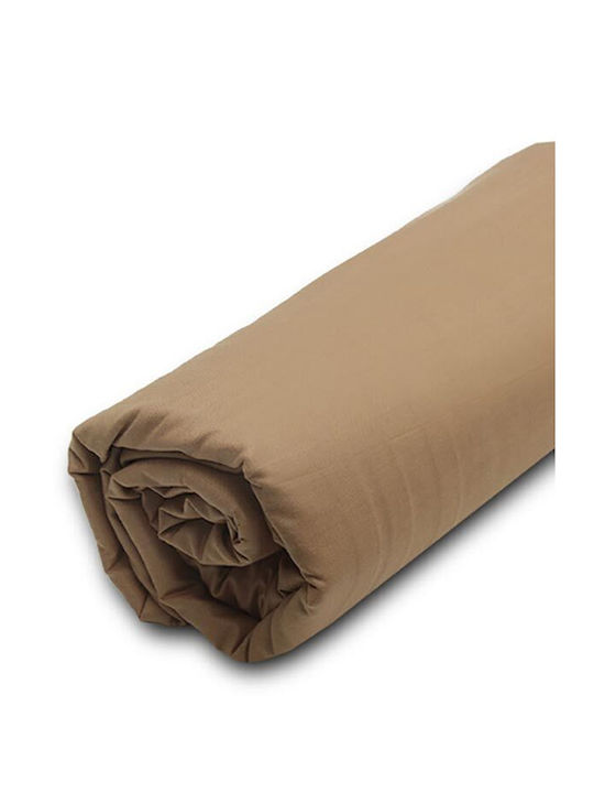 Sunshine Sheet Super-Double with Elastic 160x200+20cm. Menta 152 Brown 5