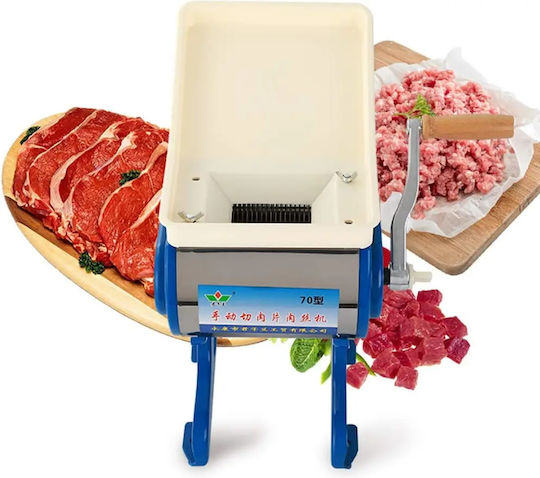 Manual Meat Machine Scaloppine Cutting Thickness 3.5 Mm Also Cuts Vegetables Dried Fruits Like Figs Prunes