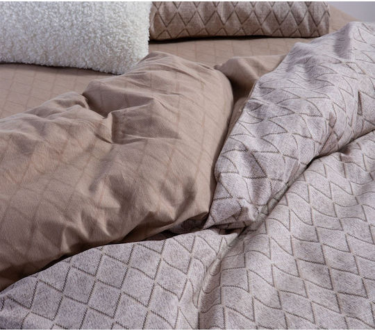 Nef-Nef Homeware Sheet Sets King Size 270x260cm. Torredo Beige 4pcs