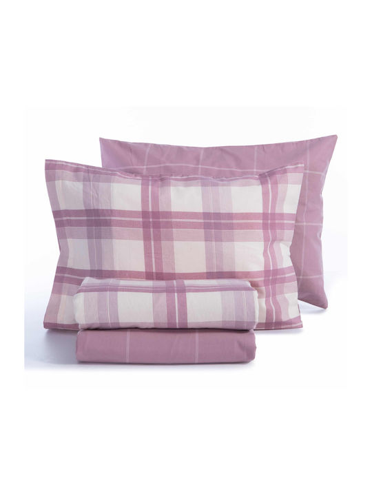 Nef-Nef Homeware Sheet Sets Single 160x260cm. Charlie Pink 3pcs