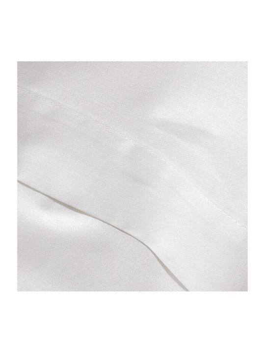 Cannon Sheet Sets Queen with Elastic 160x200+33cm. Fresh White 4pcs