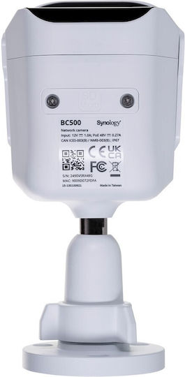 Synology BC500 IP Surveillance Camera Full HD+ 4MP Waterproof with Microphone and Lens 2.8mm