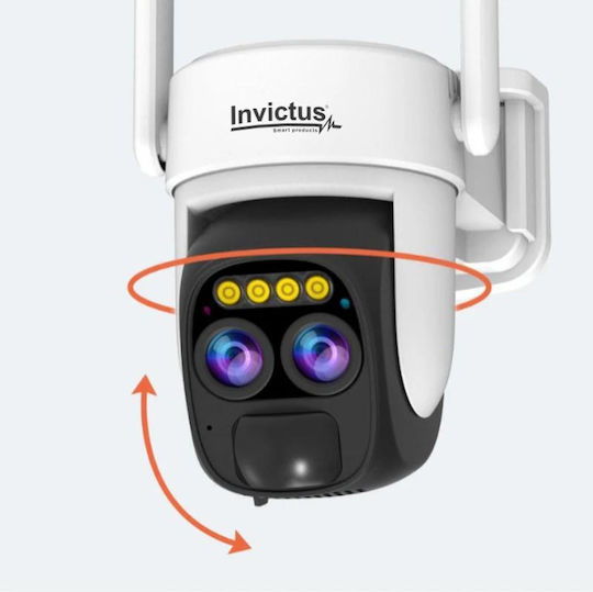Invictus HTP-2 IP Überwachungskamera Wi-Fi 3.7MP Wasserdicht Batteriebetrieben mit Zwei-Wege-Kommunikation