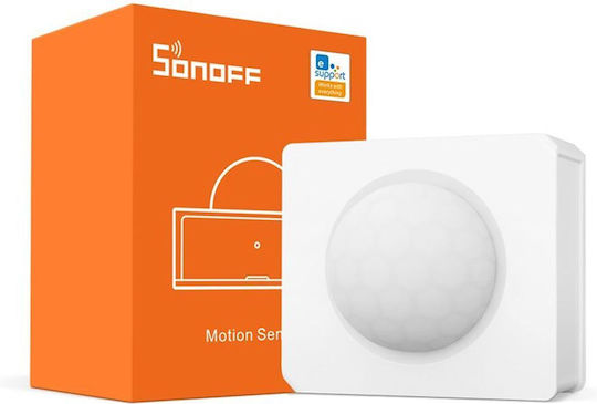 Sonoff Motion Sensor Battery with Range 6m in White Color